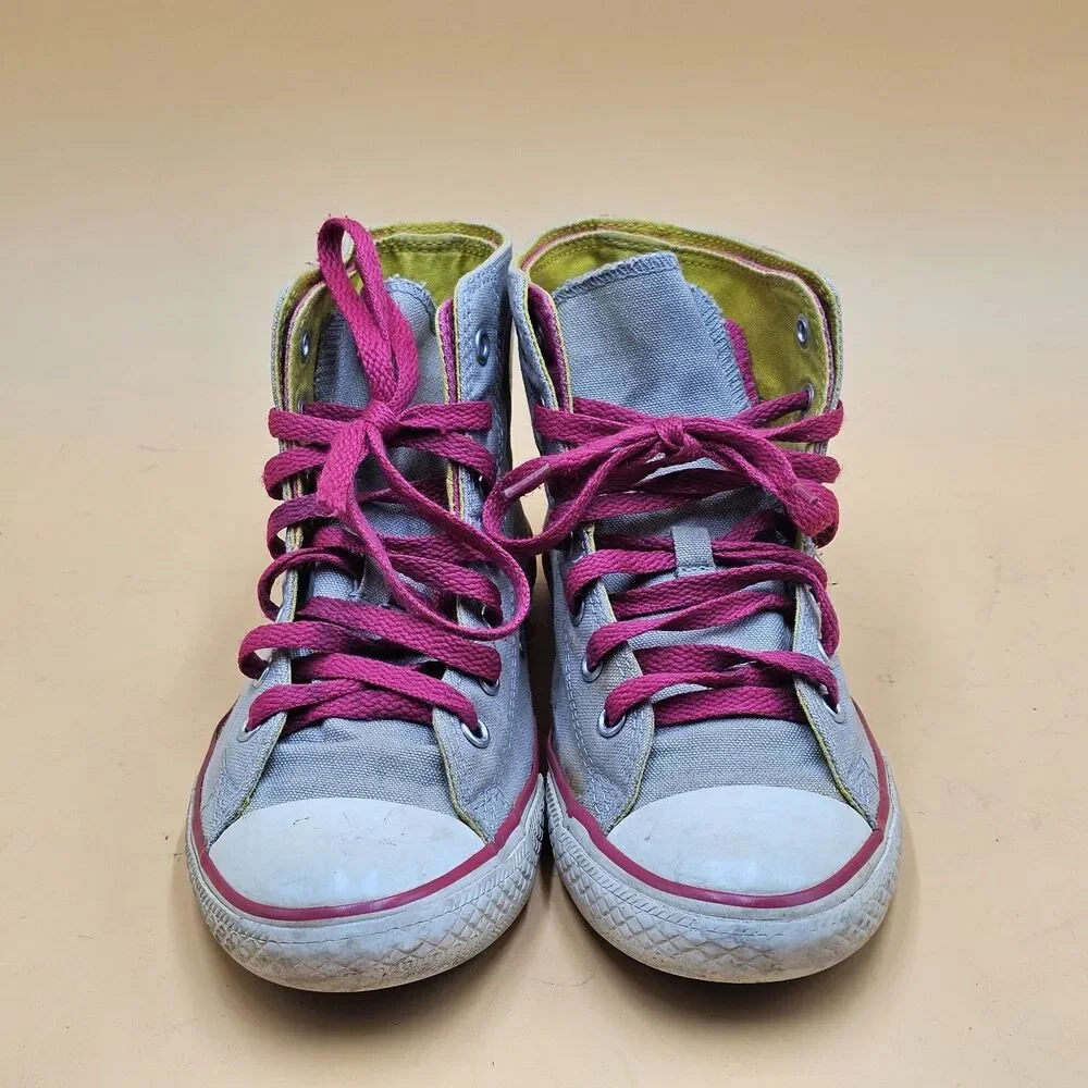 Converse Chuck Taylor All Star 2 Fold Hi Top Lucky Stone Grey Sneakers Junior 4